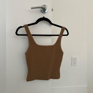 Aritzia Babaton Sculpt Knit Squareneck Tank